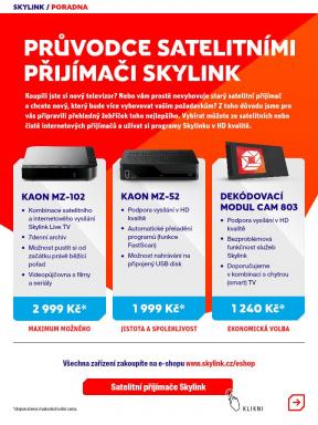 Skylink poradna: Satelitní přijímače | CZ 24/2022 | Skylink TV